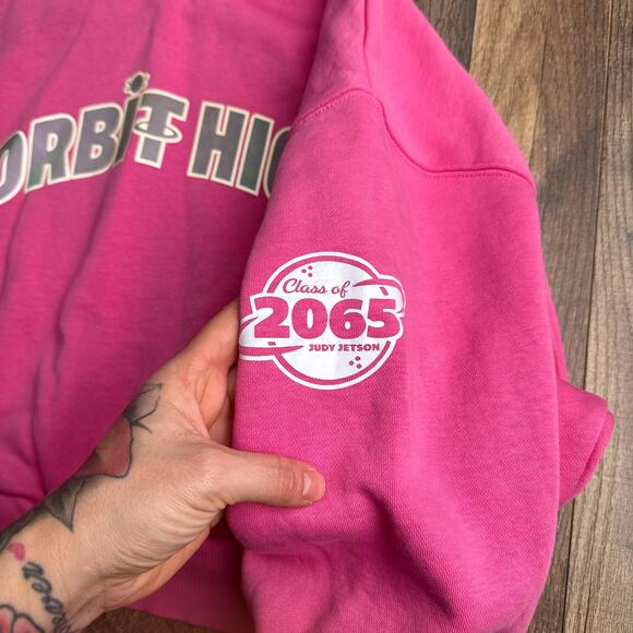 Reebok‎ x The Jetsons x The Flintstones Orbit High Sweatshirt Women's Small 6287 - Picture 7 of 16